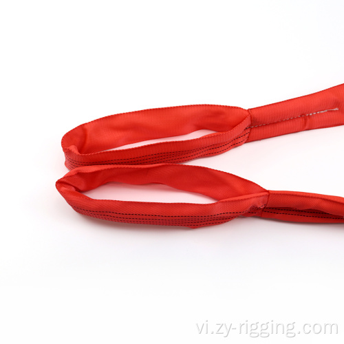 Chất lượng cao Red Nâng Vòng Sling Polyester